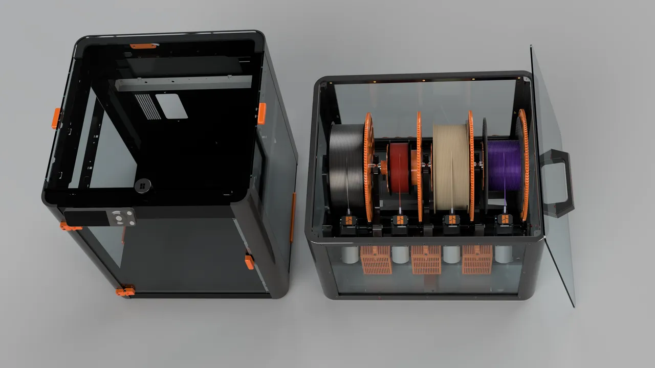 Python AMS - Ultimate Bambu Lab AMS by humebeam | Download free STL ...