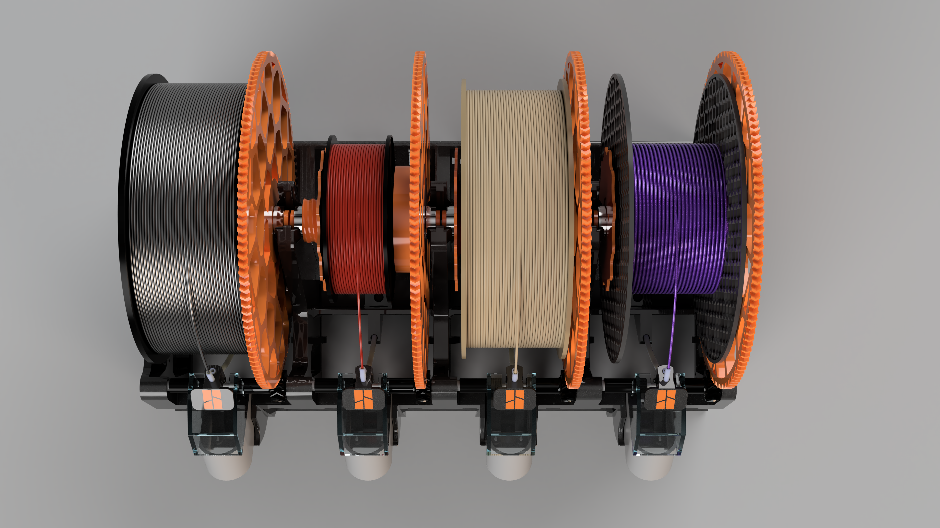 Miniatura 6 do modelo 3D Python - Ultimate Bambu Lab AMS