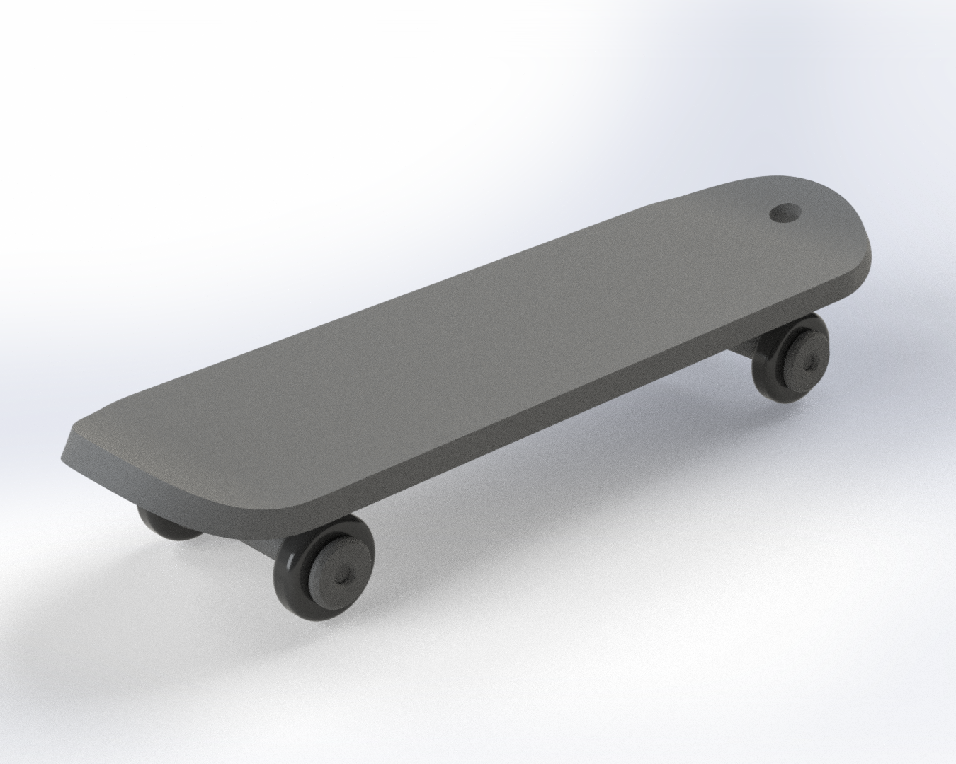 Skateboard key chain