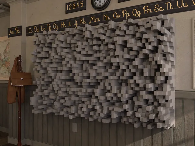 Non-scientific diffuser wall panel