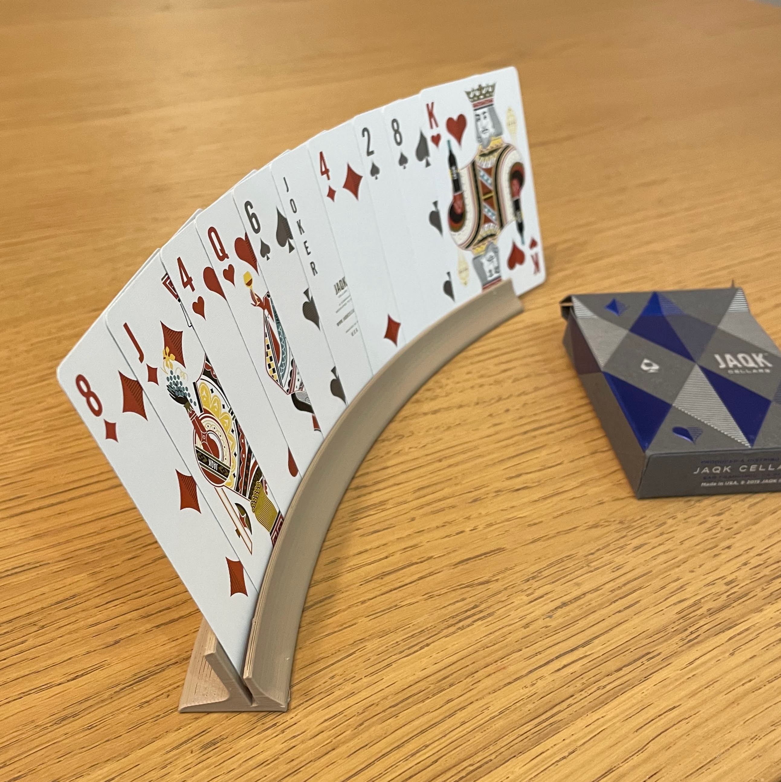 Miniatura 3 do modelo 3D Playing card holder