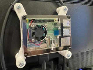Raspberry Pi 100 x 100 VESA Mount by user107 | Download free STL model ...