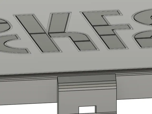 Blockface modular stamp box with INSET logo instead of extruded