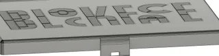 Blockface modular stamp box with INSET logo instead of extruded
