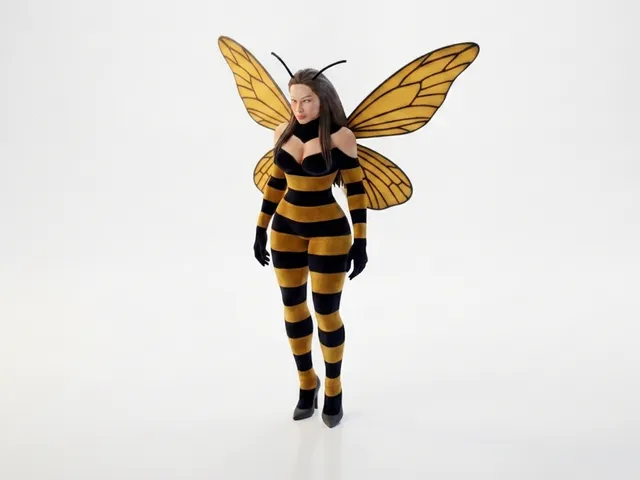 Bee Woman Figurine Fantasy Creature 3D Printable