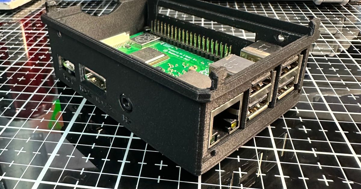 Modular Stacking Case for Pi 3 by DVA Maker Studios | Download free STL ...