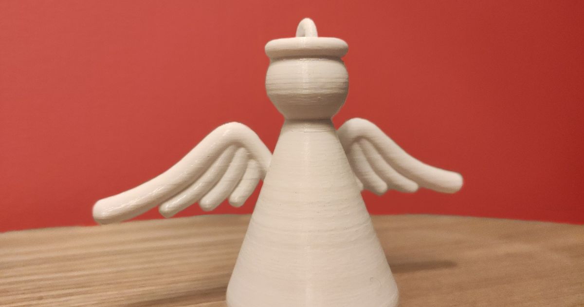 Angel Christmas Tree Ornament by Avopasia Download free STL model