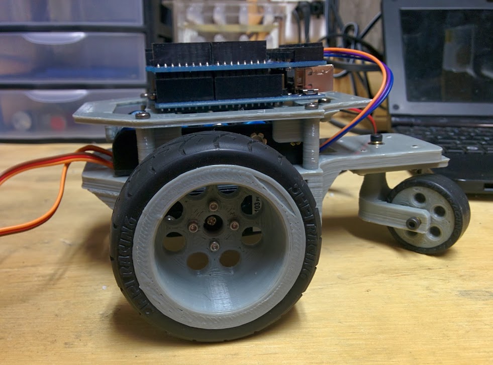 Arduino robot chassis by outcastrc | Download free STL model ...