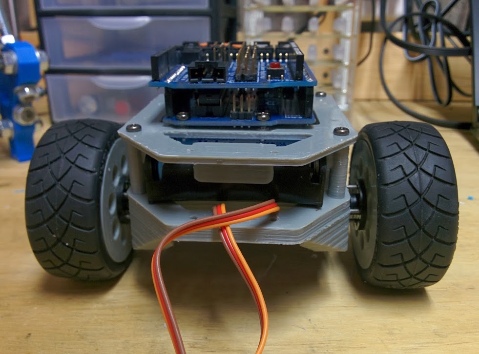 Arduino robot chassis by outcastrc | Download free STL model ...