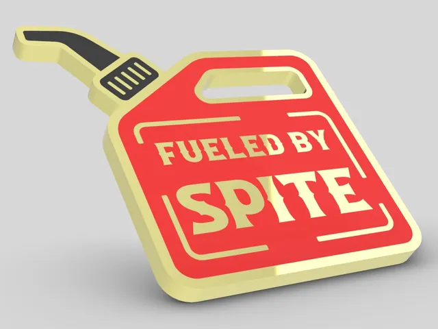 Fueled by Spite Enamel Pin