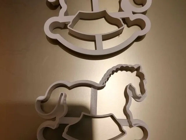 Cookie cutter rocking horse