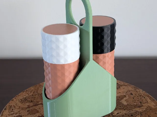 Caddy for salt & pepper grinders