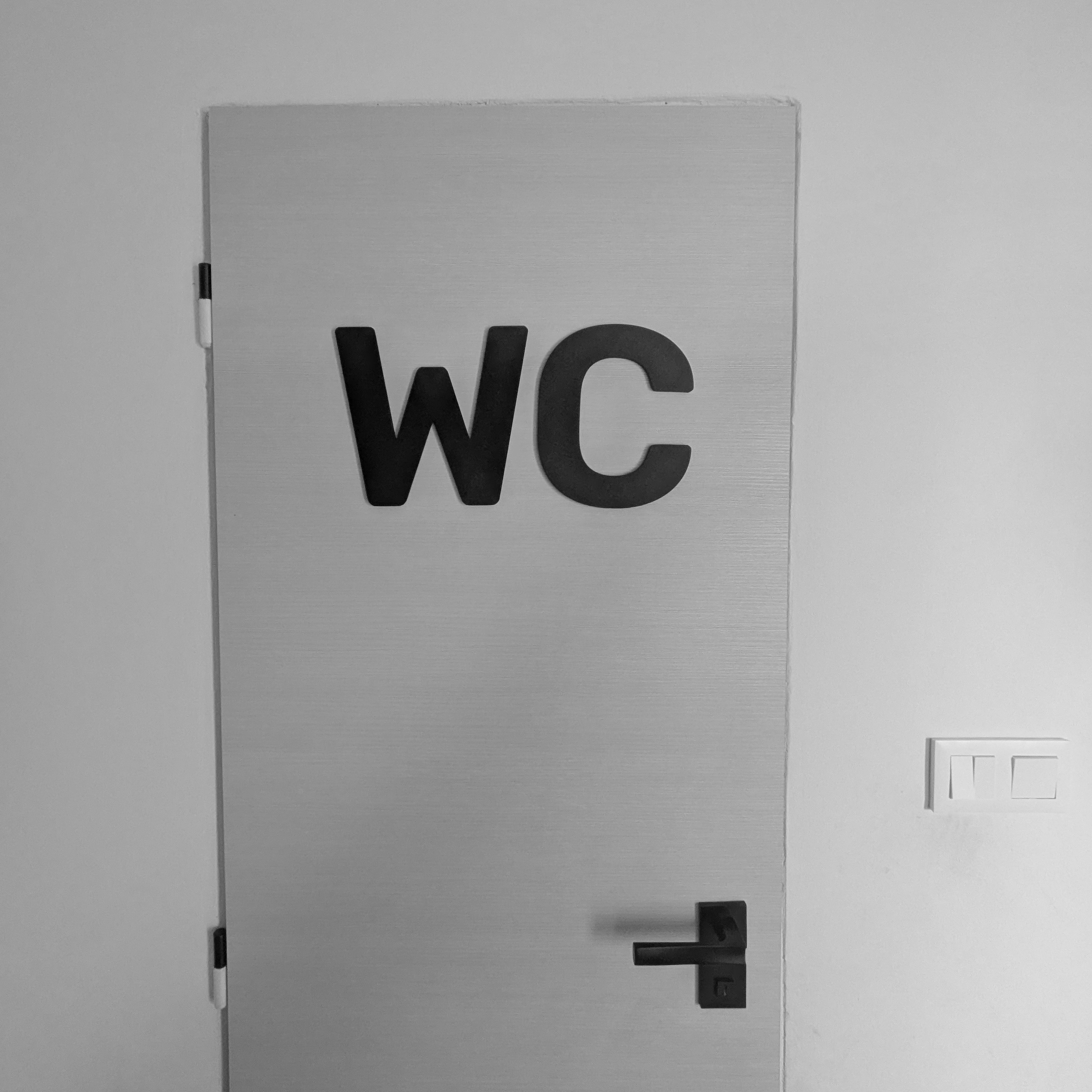 WC toilet sign MAN WOMAN symbol