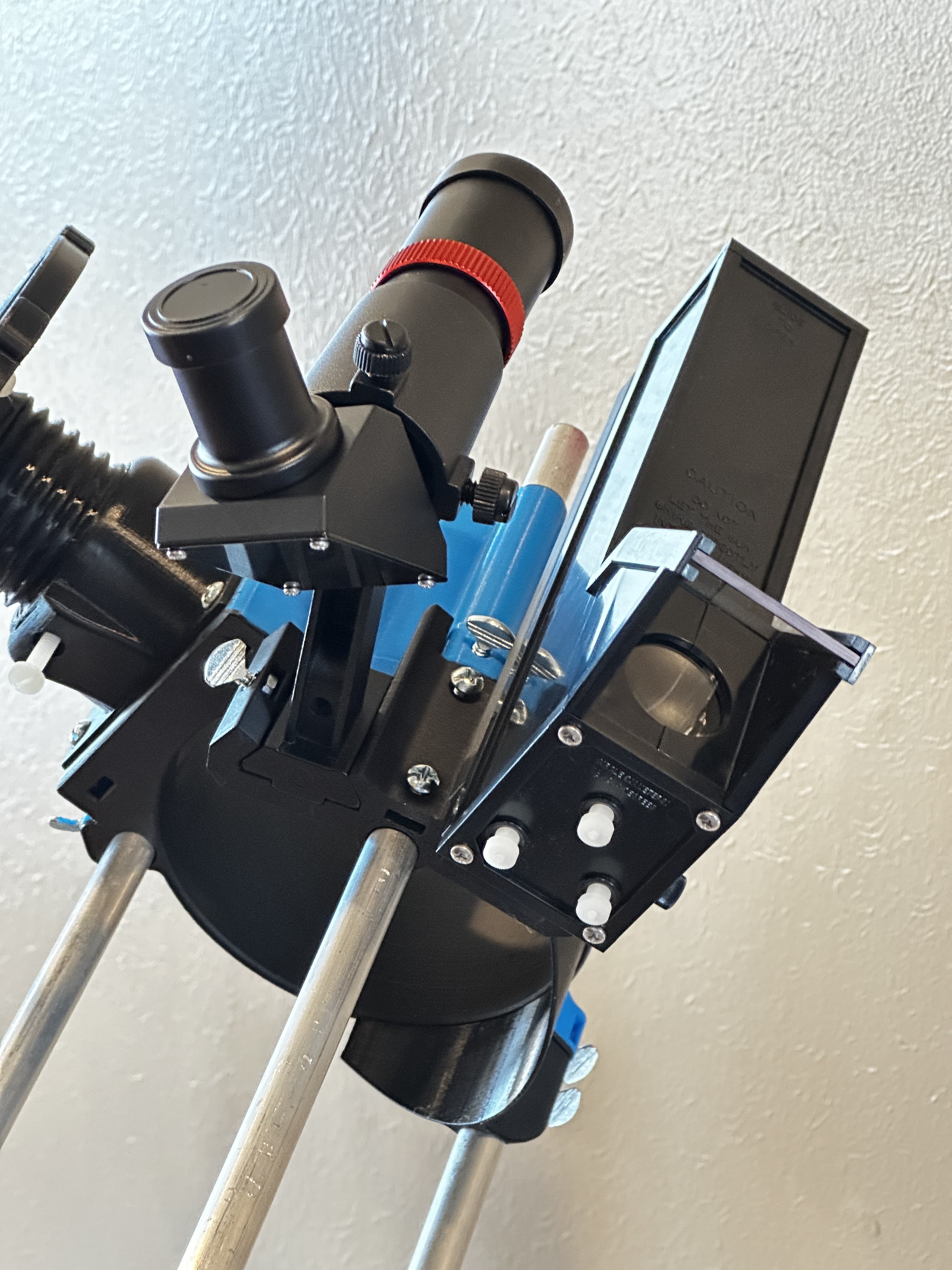 Angled Double Dovetail Mount for Hadley Telescope 3D model thumbnail