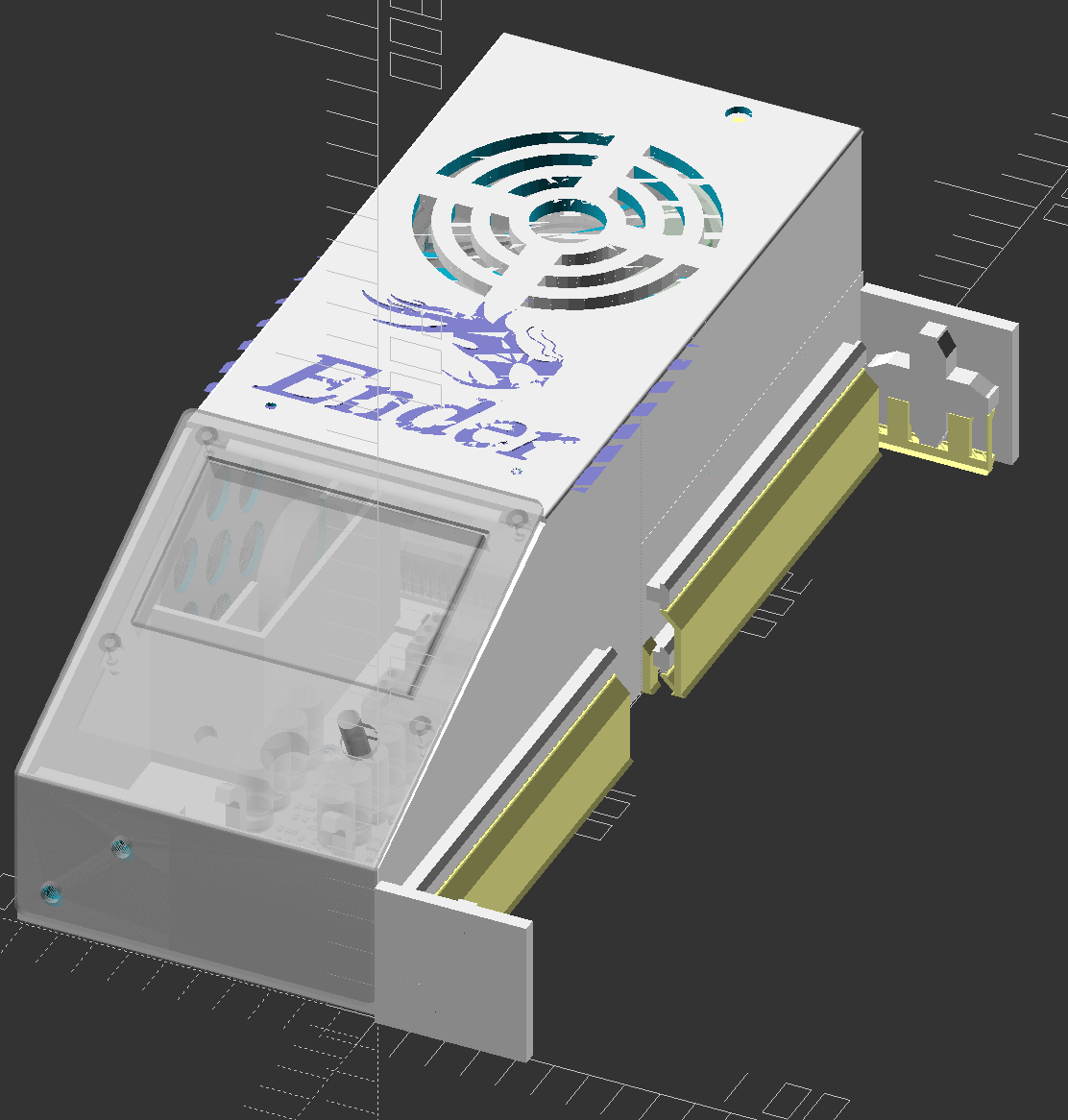 Ender 3 Control Box's cover - 8010 cooling