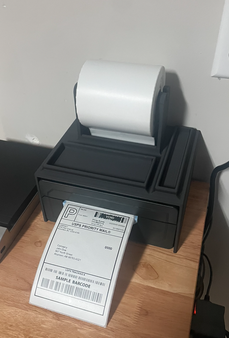 Jadens Thermal Printer Hub by Darkstar Arms Download free STL model