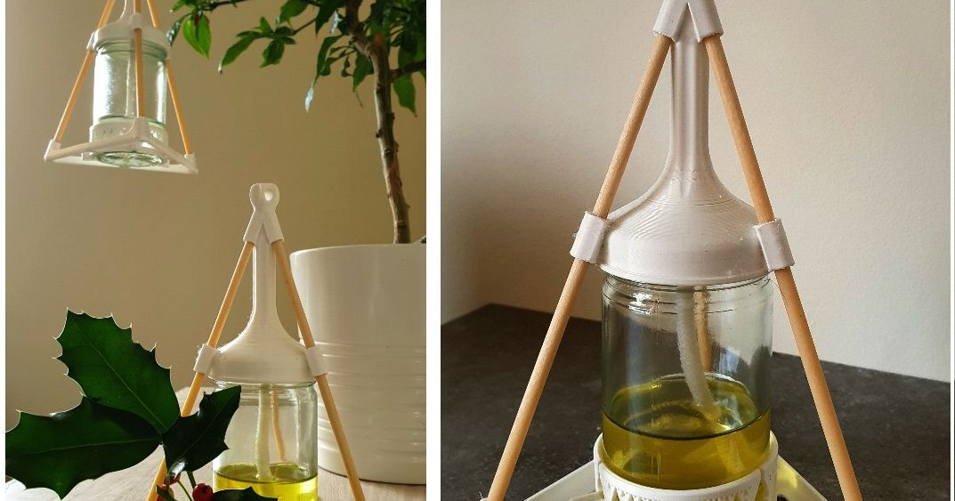 Pyramid Reed Oil Diffuser by Designed By Sheltie Download free STL