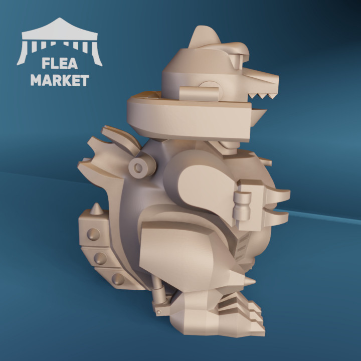 Miniatura 2 do modelo 3D Mini Mecha Godzilla