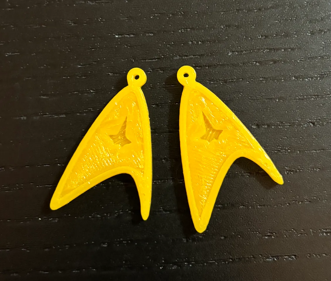 Star hot sale trek earrings