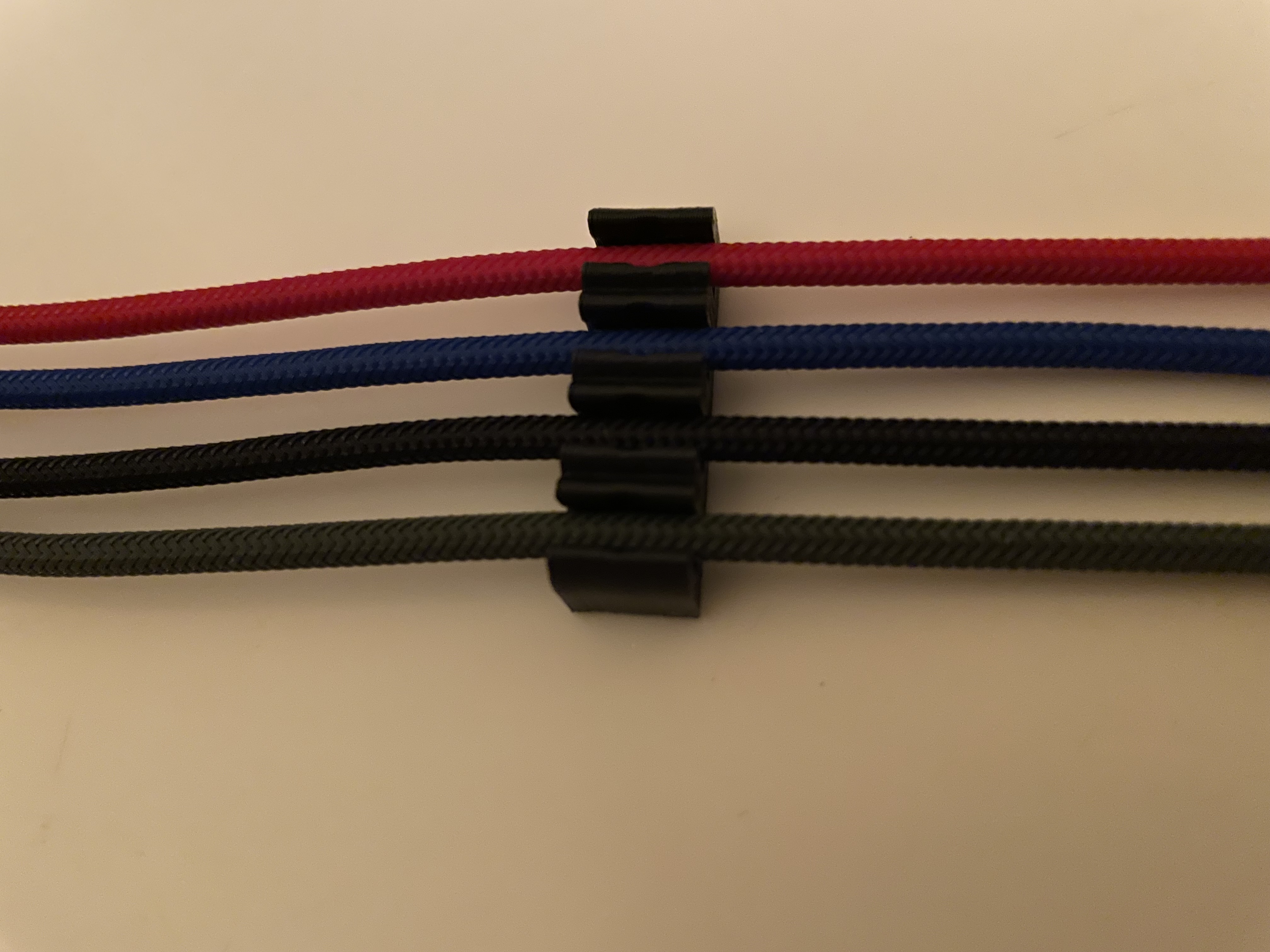 Hidden cable clamp