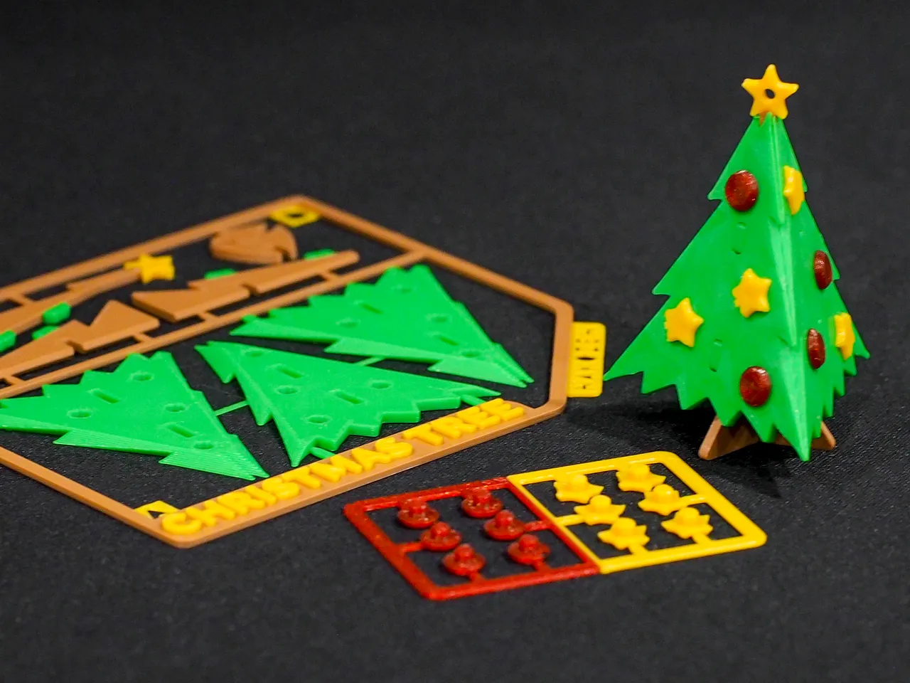 Christmas Tree Kit Card by Nakozen, Download free STL model