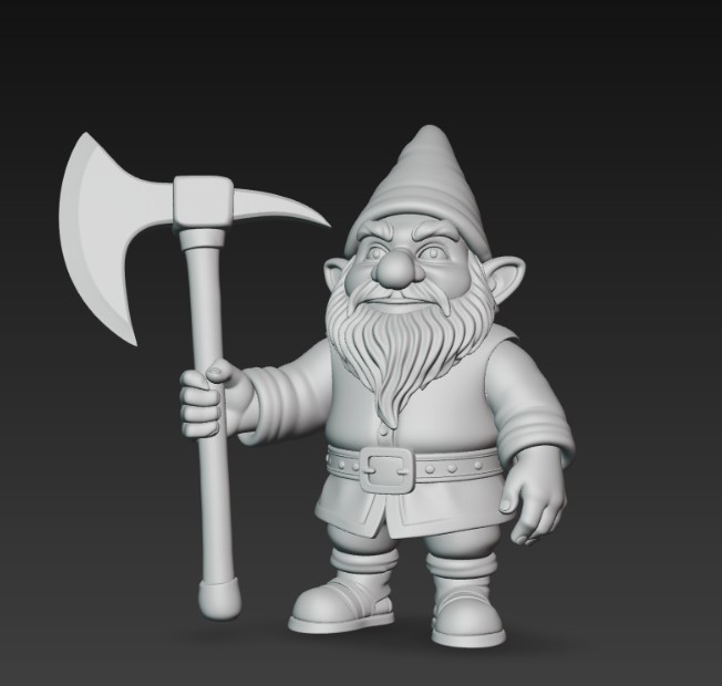 dwarf with pickaxe — miniatura 2