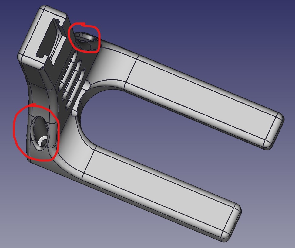 Filler Filament Holder Stand with mounting screw holes for 2020 ...