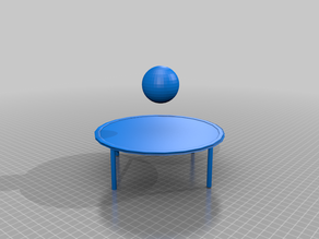 Trampoline with a nice Big Ball to go with it!