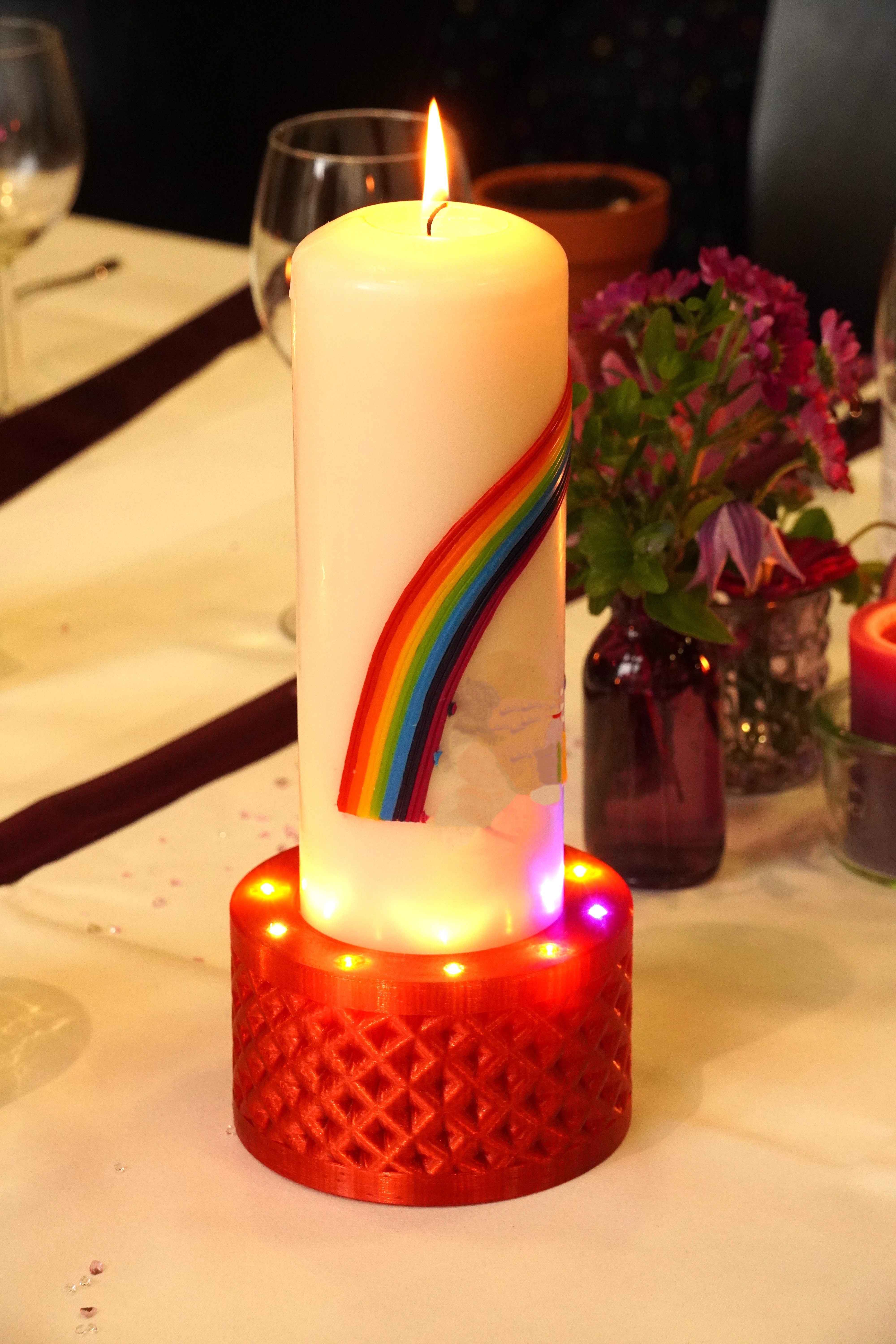 Candlestick with LED
