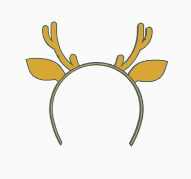 reindeer headband