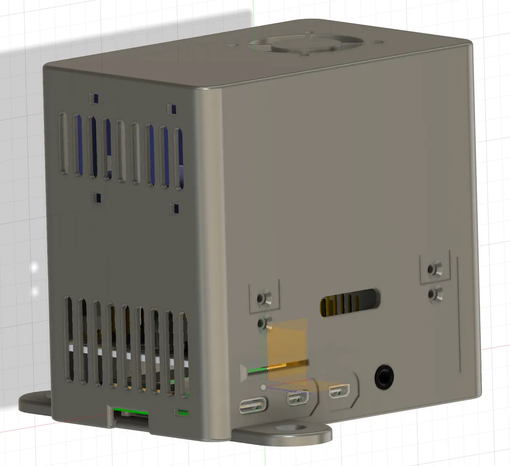 Raspberry Pi4 enclosure by Luca Polini | Download free STL model ...