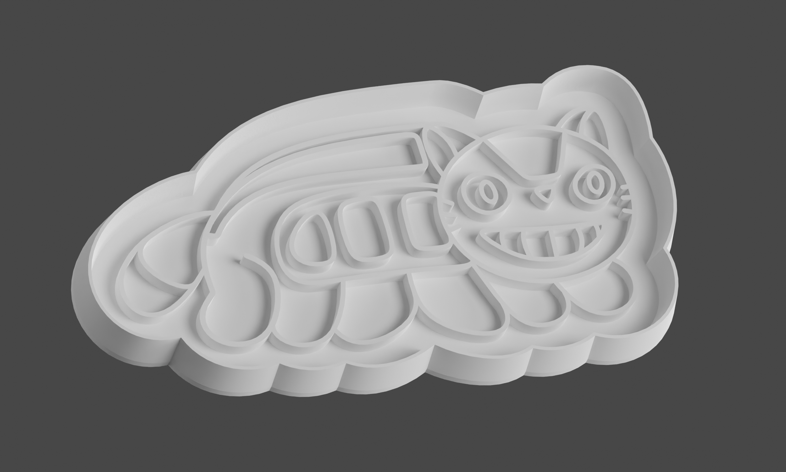 Totoro Catbus cookie cutter