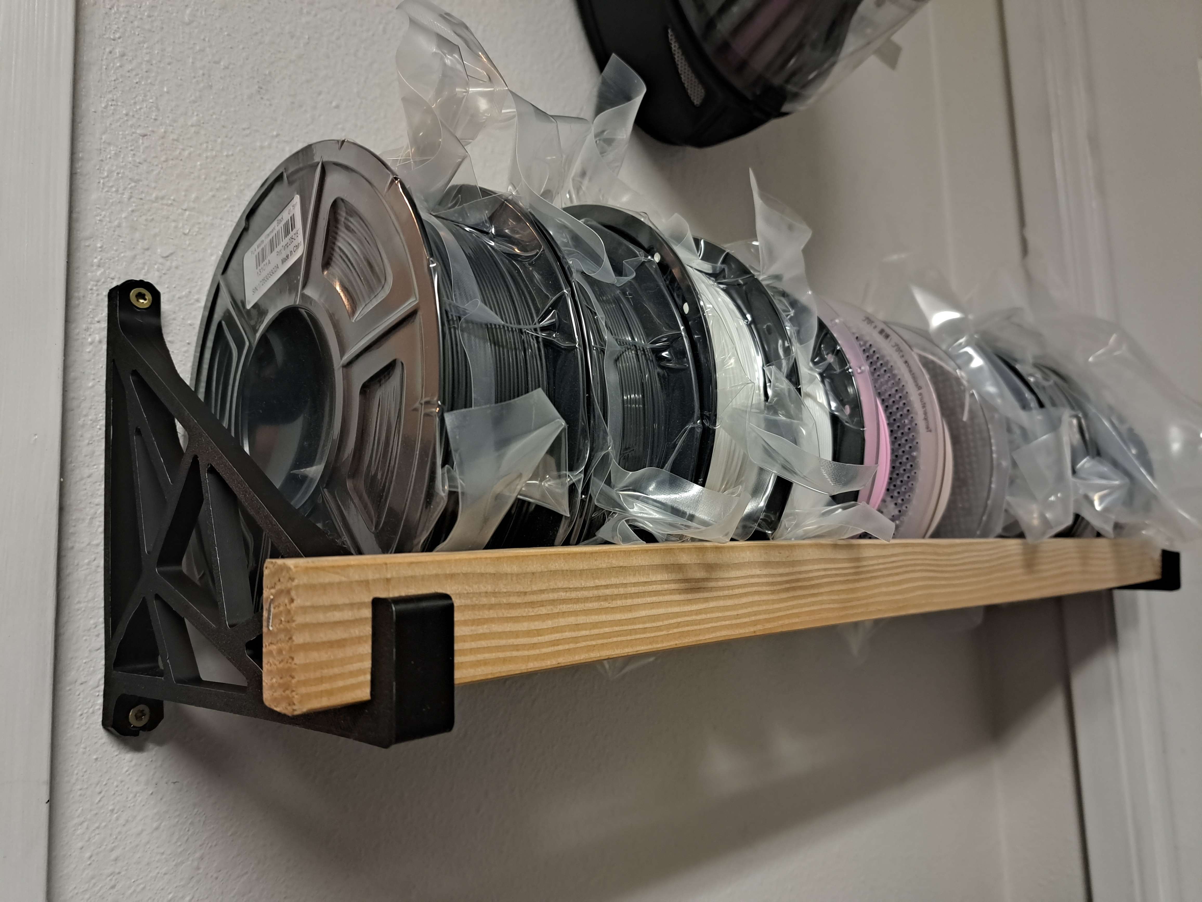 Filament spool holder - Wall mount bracket