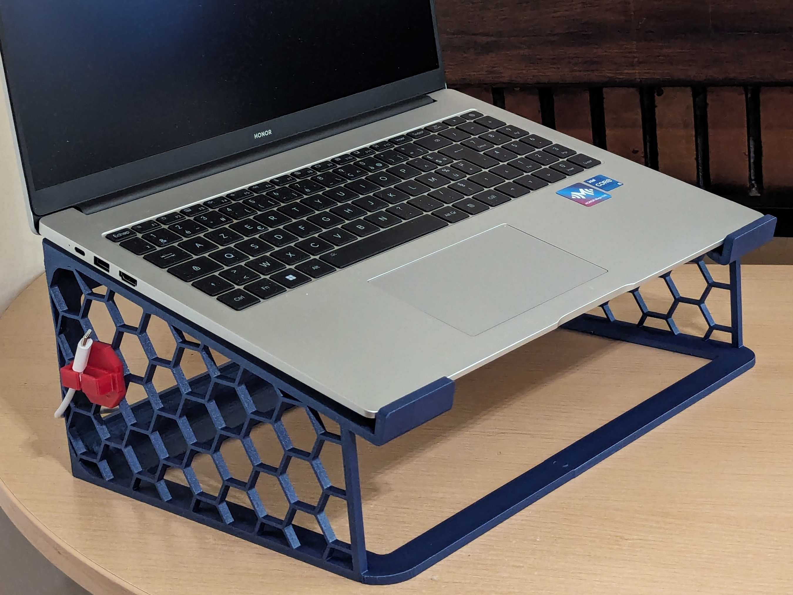 16 Laptop Stand With Tray And Cable Holder By Alexis Download Free 16 Laptop Stand With Tray And Cable Holder By Alexis Download Free