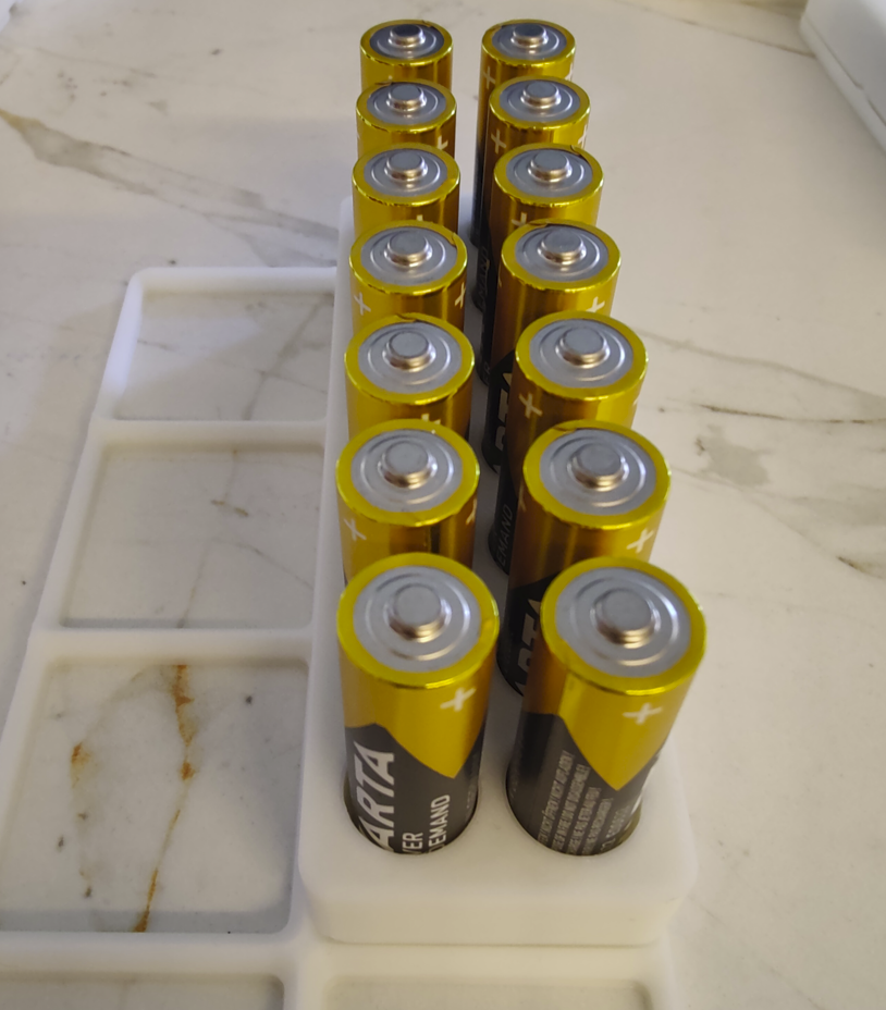 AA Battery Box - Gridfinity by djinyus | Download free STL model ...