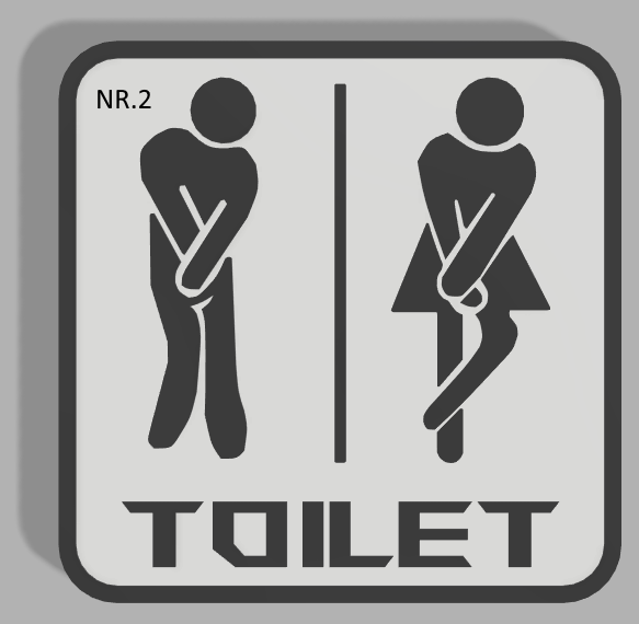 Toiletsign (urge to pee)