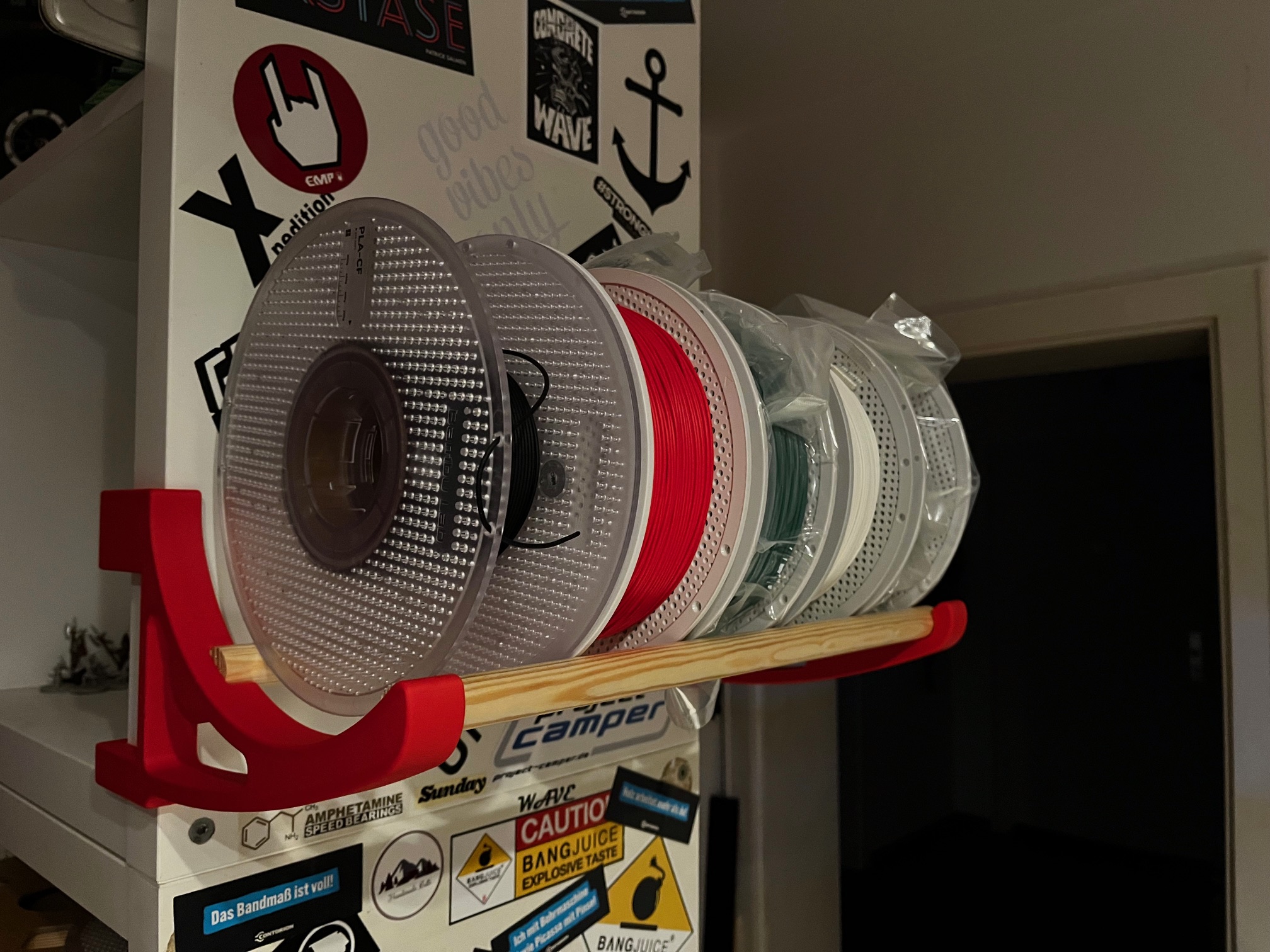 Spool Storage for Ikea Kallax / Expedit