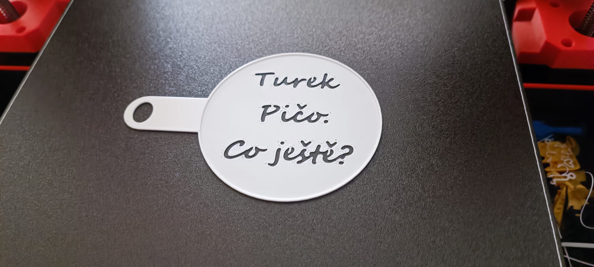 Coffee Stencil šablona na kávu, Turek Pi*o, Nespresso Parody by