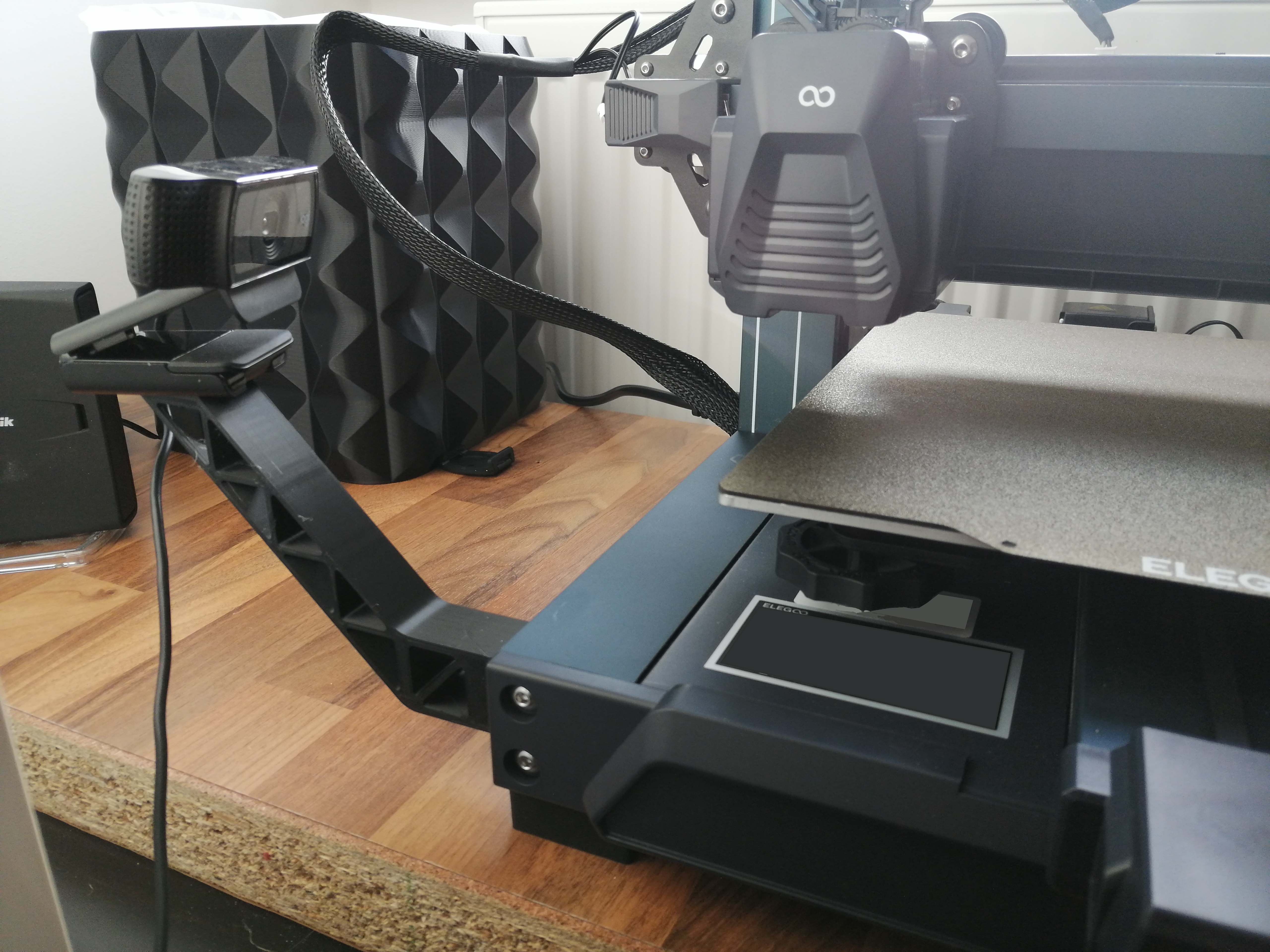 Logitech C920 Elegoo 4 Camera Mount 3D model thumbnail