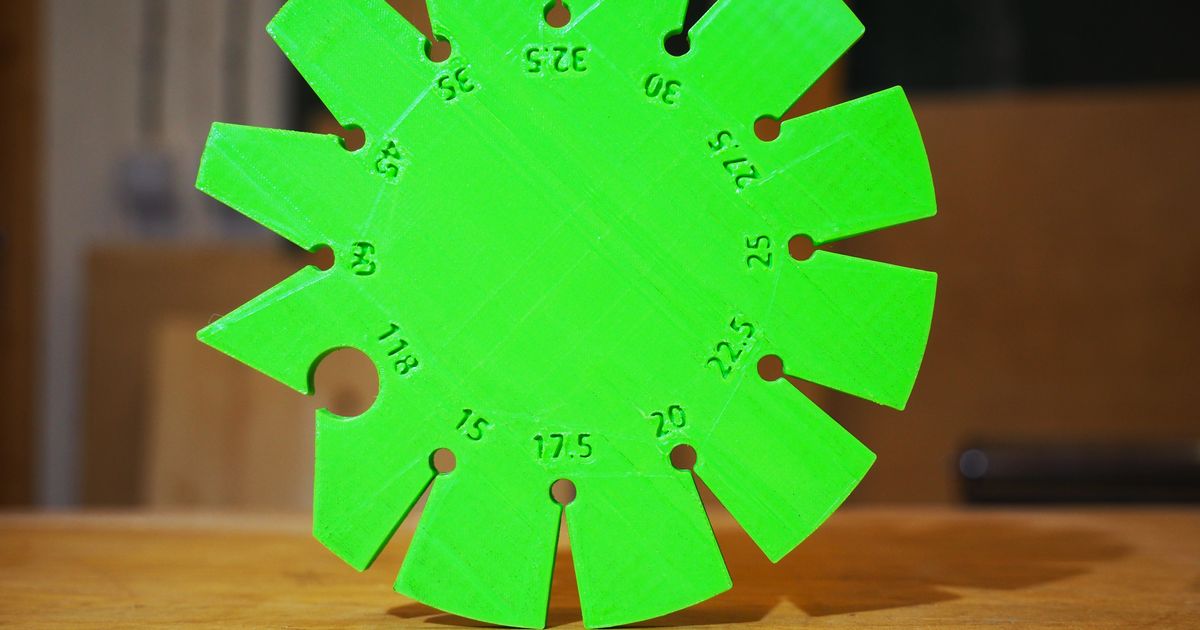 Bevel Angle Gauge par Backaroma Téléchargez gratuitement un modèle