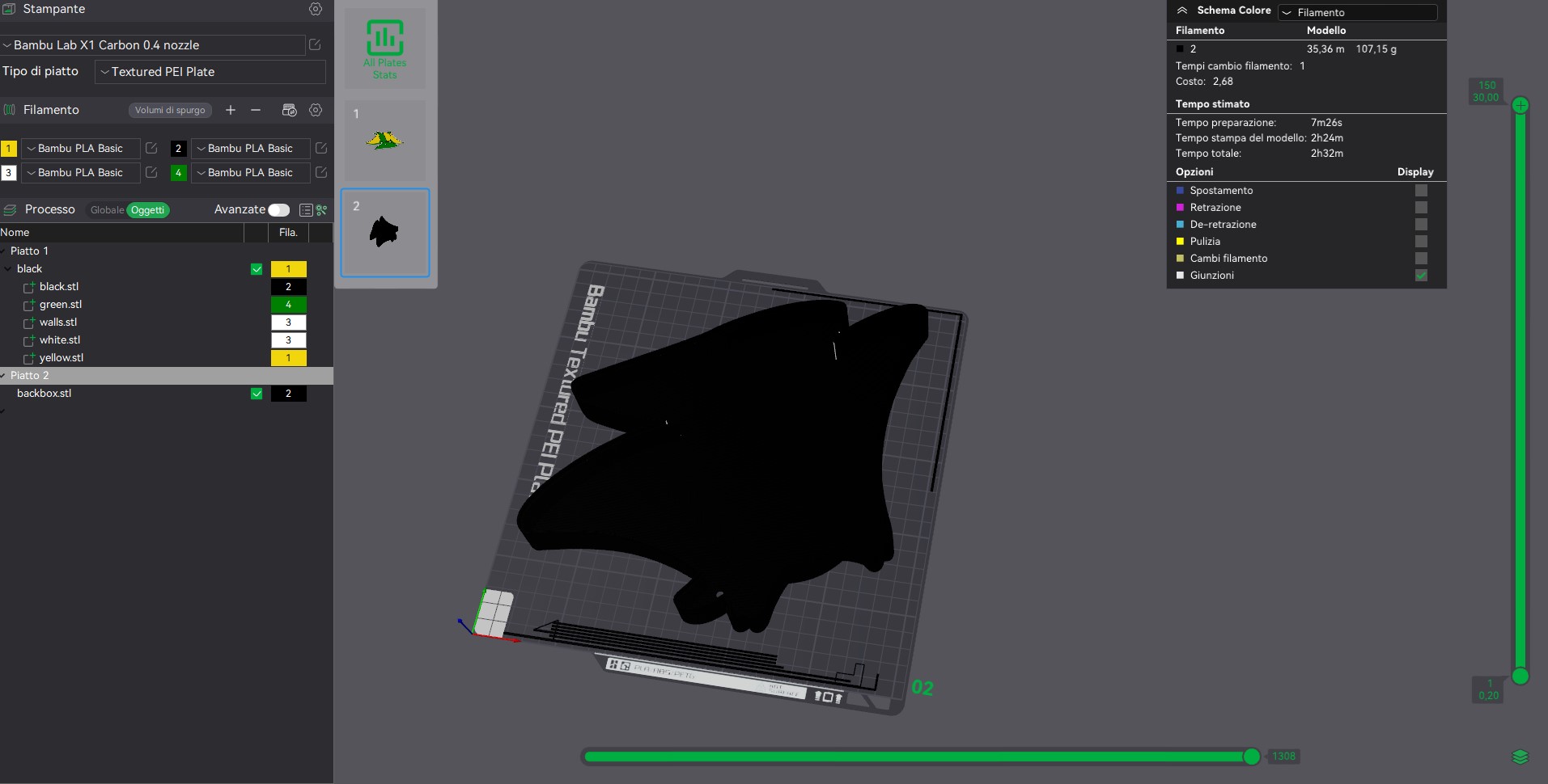 Miniatura 8 do modelo 3D Pterodactyl Lightbox  - Led Lamp