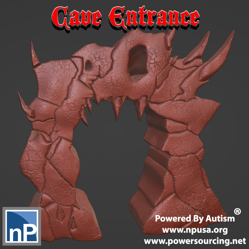 Spooky Cave Entrance