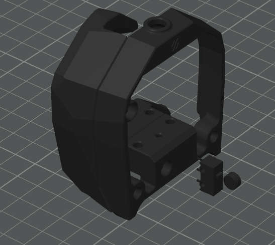 Stealthburner LGX lite mount for SB2209, filament sensor and filametrix.