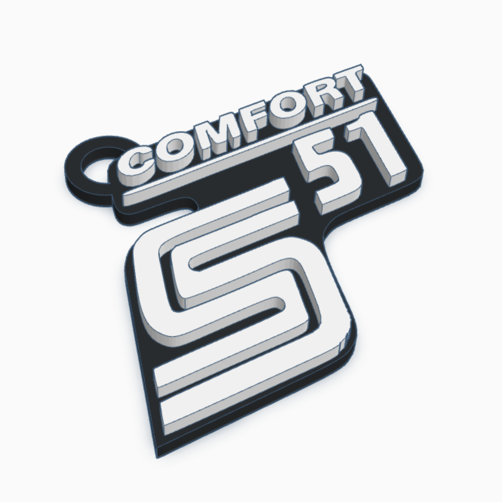 Miniatura 4 do modelo 3D SIMSON S51 - KEYCHAIN