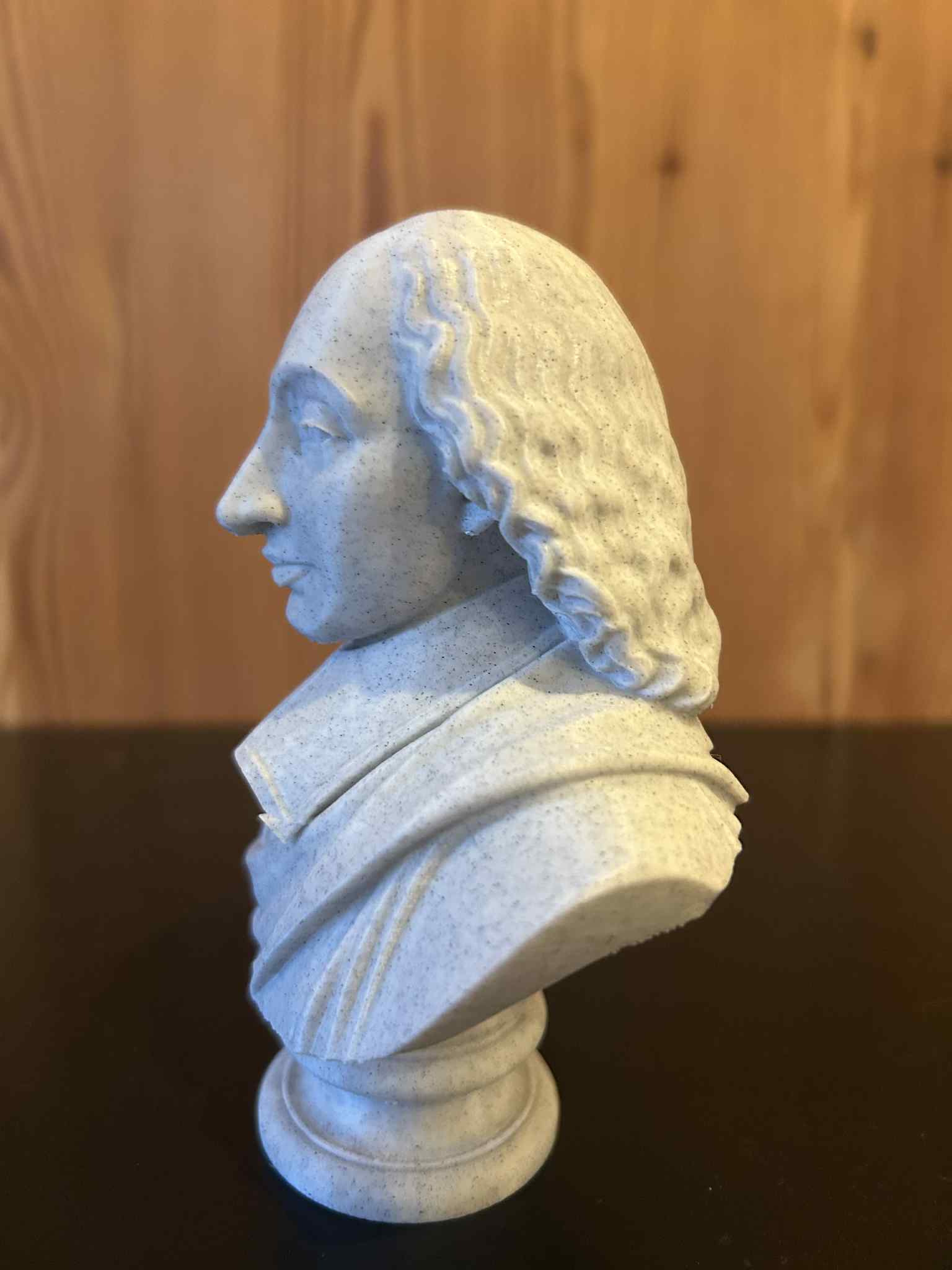 Miniatura 4 do modelo 3D Blaise Pascal – Buste