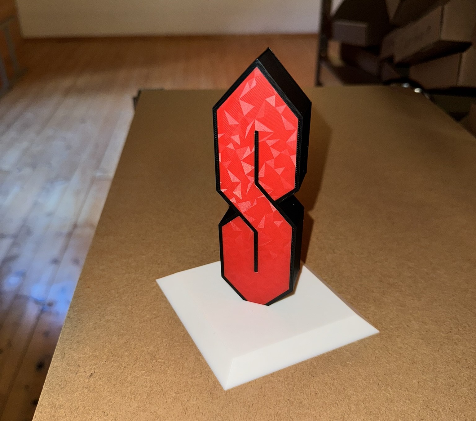 "The OG S" Letter statue / desk decor - No AMS