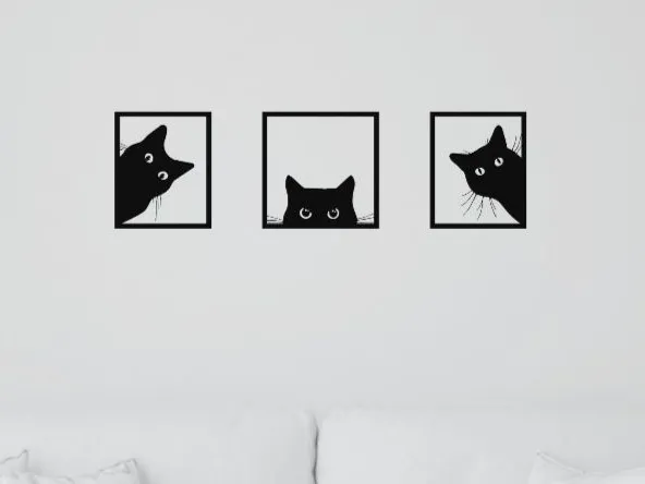 CATS WALL DECORATION PACK