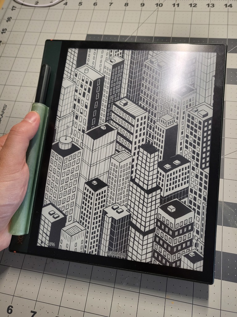 BOOX tablet Grip handle + Stylus Holder with Test Piece