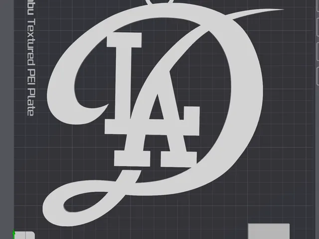 Los Angeles Dodgers Alternate Oversized Necklace Logo