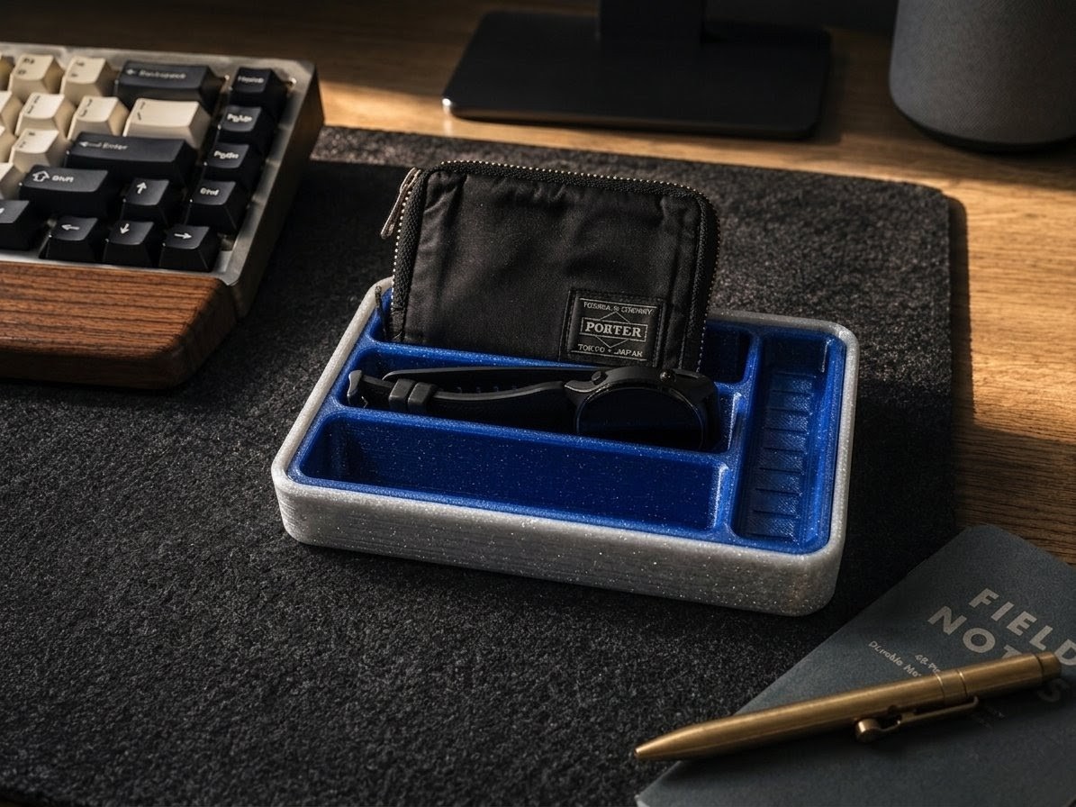 Minimalist Dual-Tone EDC Tray